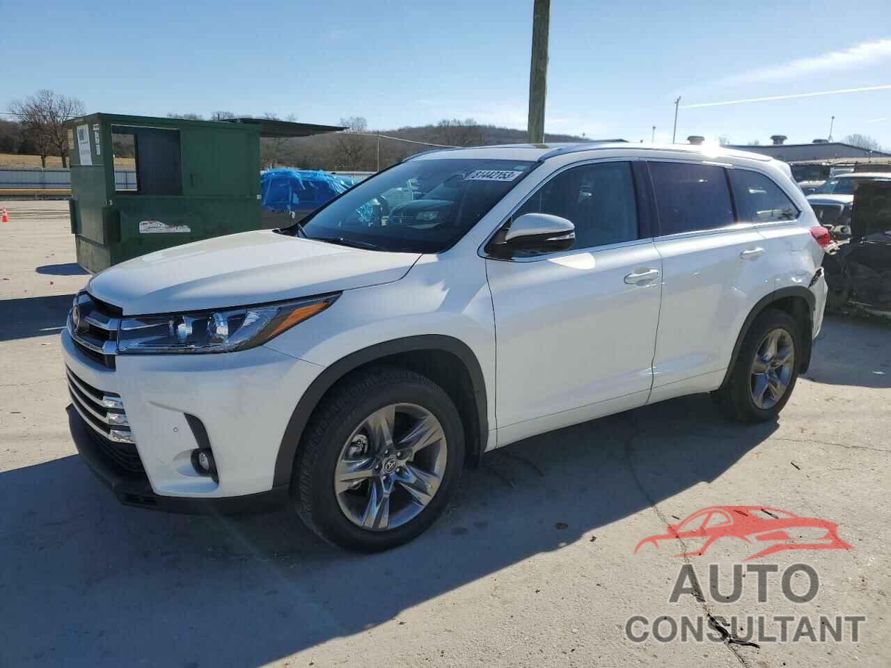 TOYOTA HIGHLANDER 2019 - 5TDDZRFH3KS736603
