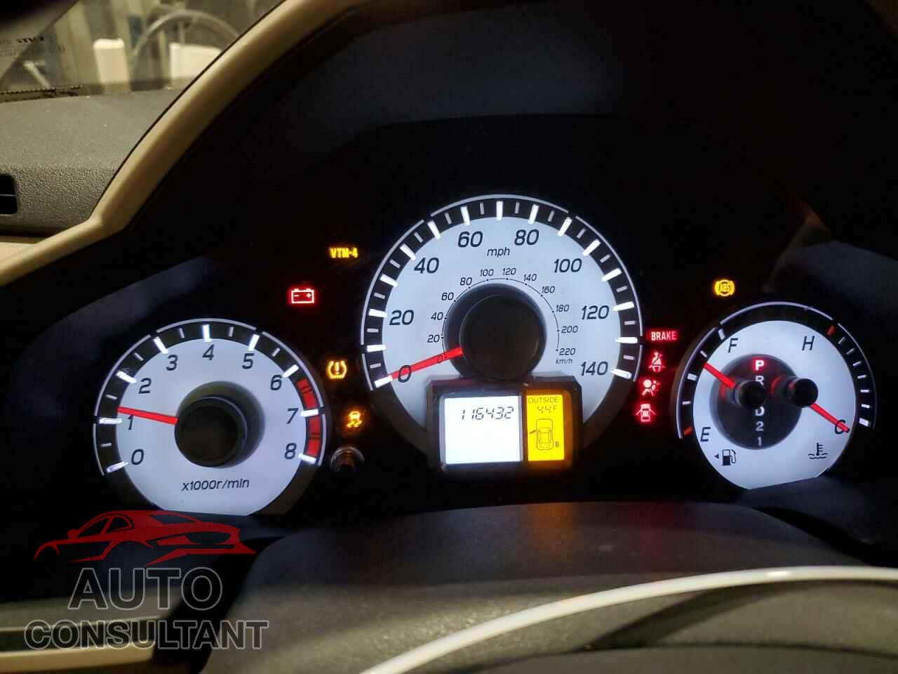 HONDA PILOT 2012 - 5FNYF4H78CB005205