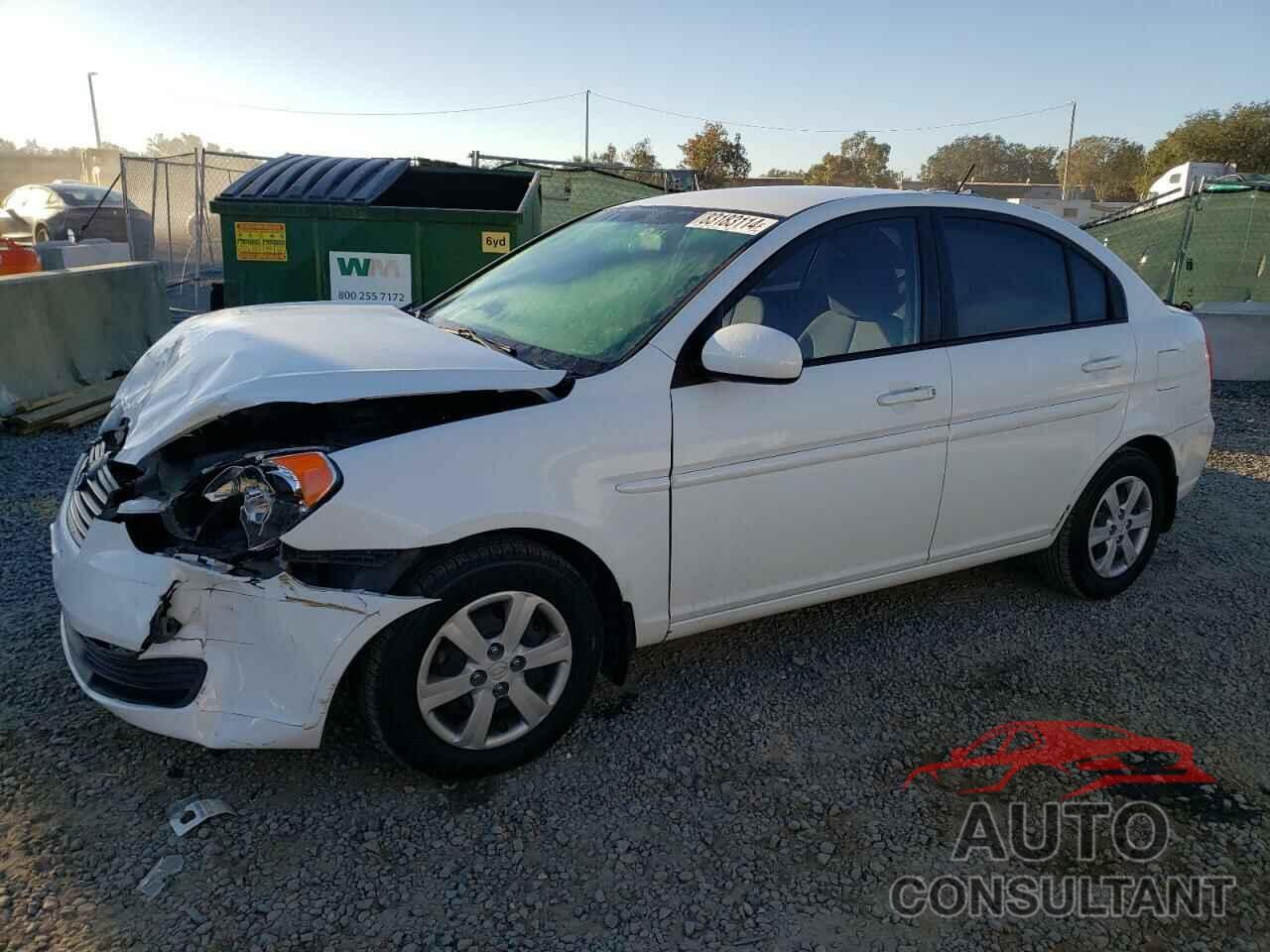 HYUNDAI ACCENT 2010 - KMHCN4AC6AU486527