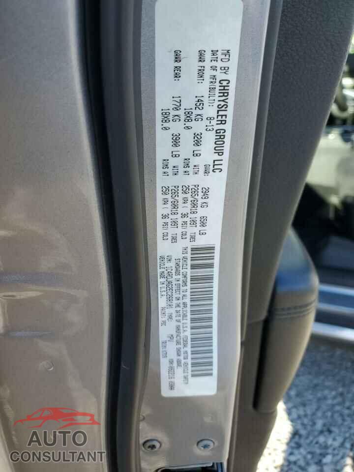 DODGE DURANGO 2014 - 1C4RDJAG2EC268101
