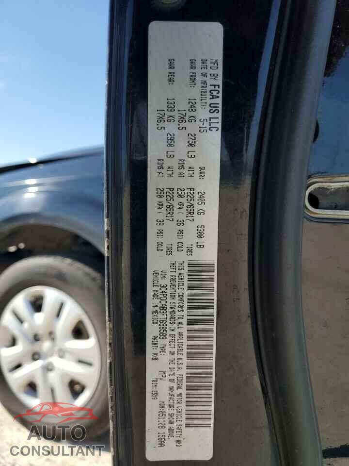 DODGE JOURNEY 2015 - 3C4PDCAB9FT698589