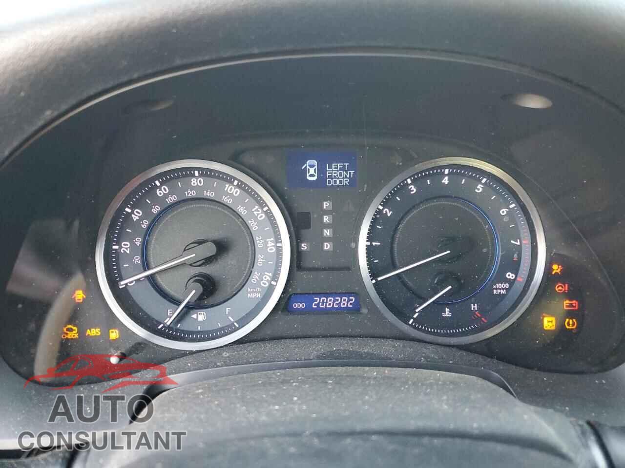 LEXUS IS 2011 - JTHBF5C27B5155022