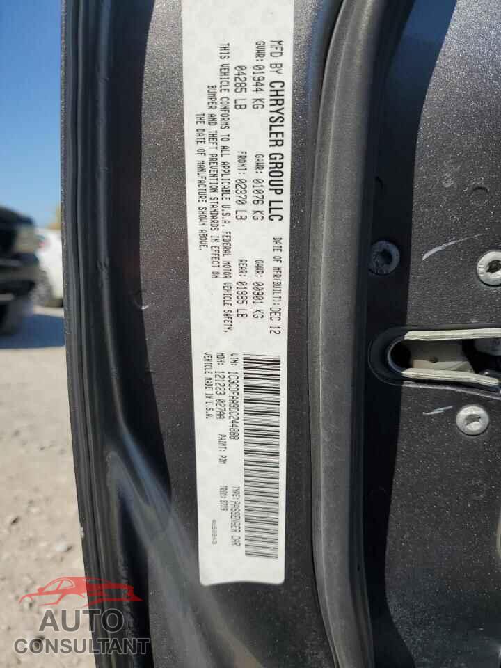 DODGE DART 2013 - 1C3CDFAA9DD244888