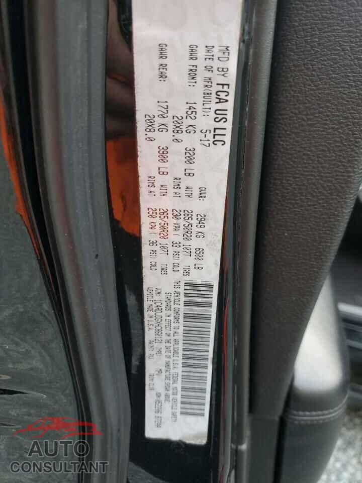 DODGE DURANGO 2017 - 1C4RDJDGXHC860121