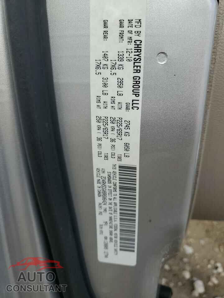 DODGE CARAVAN 2011 - 2D4RN5DG0BR606424