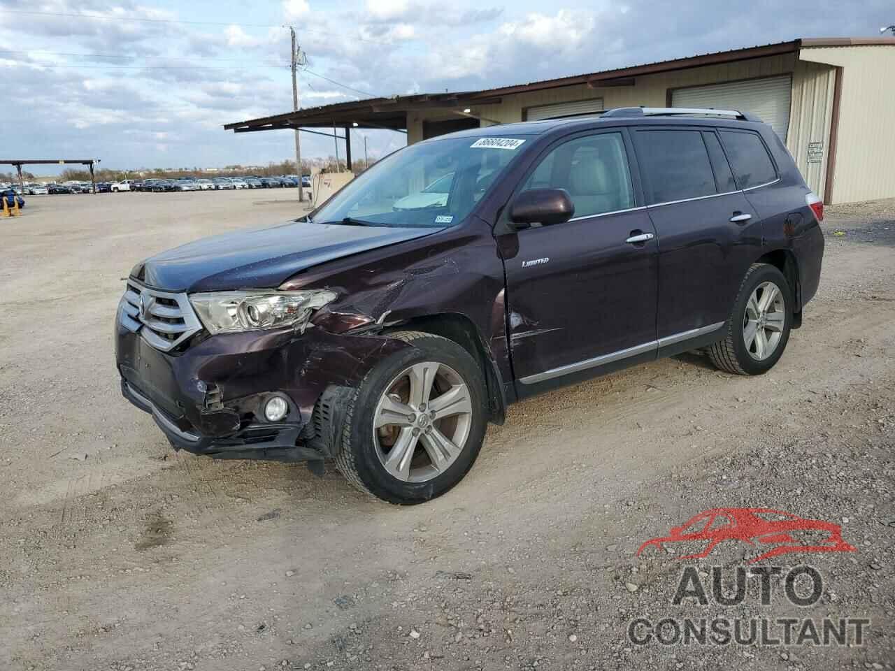 TOYOTA HIGHLANDER 2012 - 5TDYK3EH4CS081924