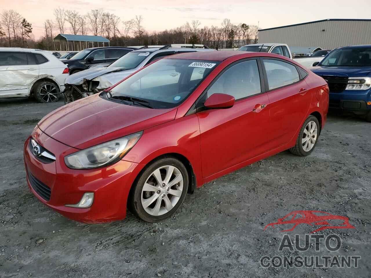 HYUNDAI ACCENT 2013 - KMHCU4AE2DU277469