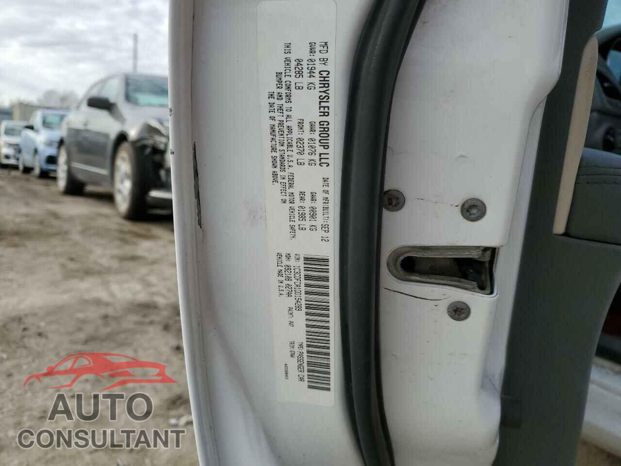 DODGE DART 2013 - 1C3CDFCA1DD154289