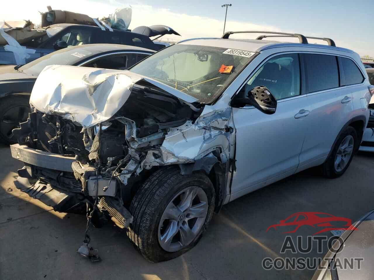 TOYOTA HIGHLANDER 2016 - 5TDDKRFH9GS260935