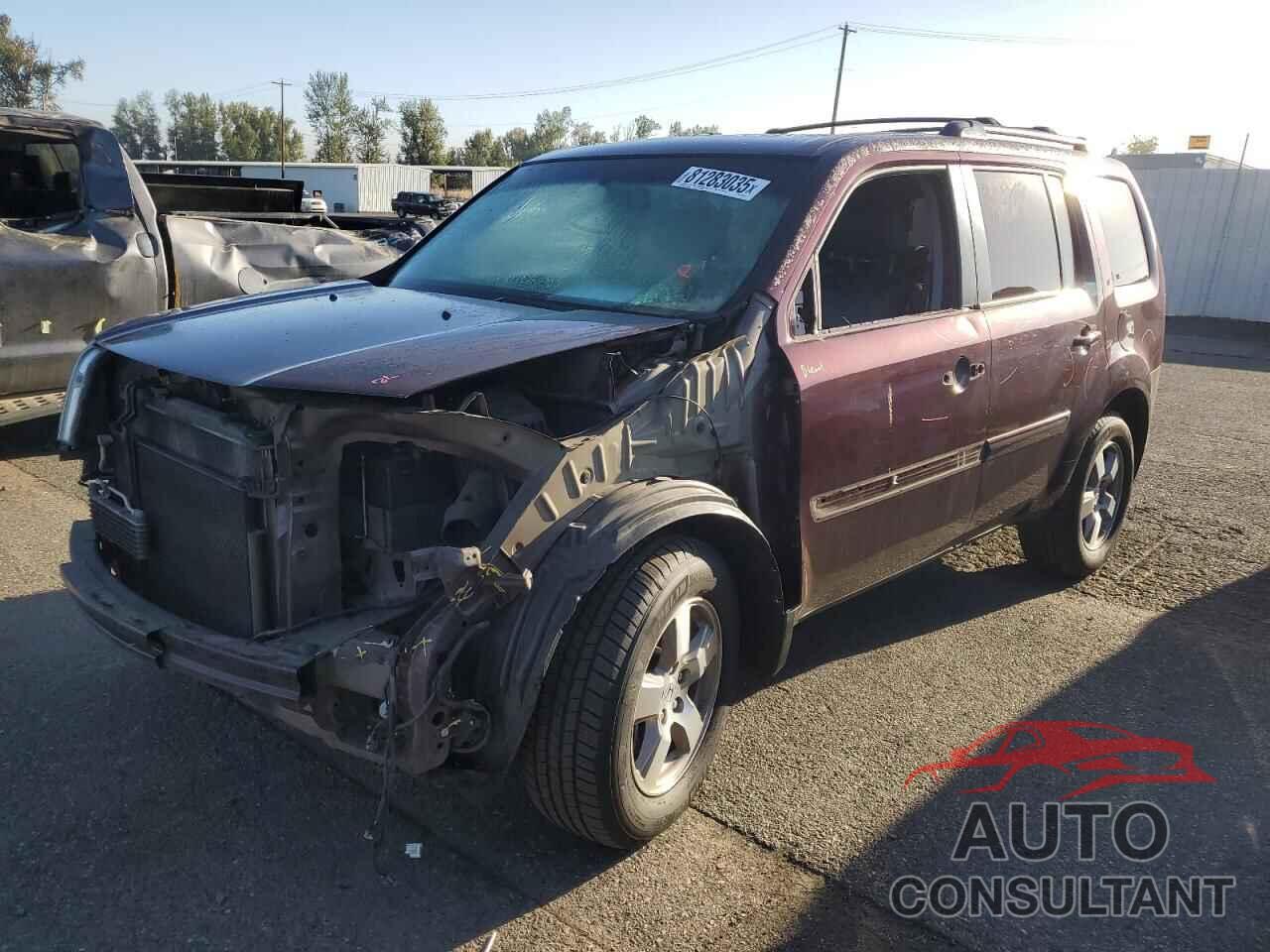 HONDA PILOT 2011 - 5FNYF4H59BB037240