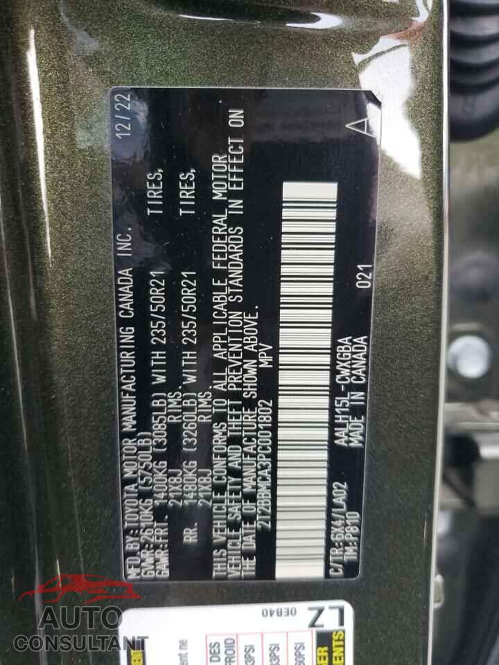 LEXUS RX 350H BA 2023 - 2T2BBMCA3PC001802