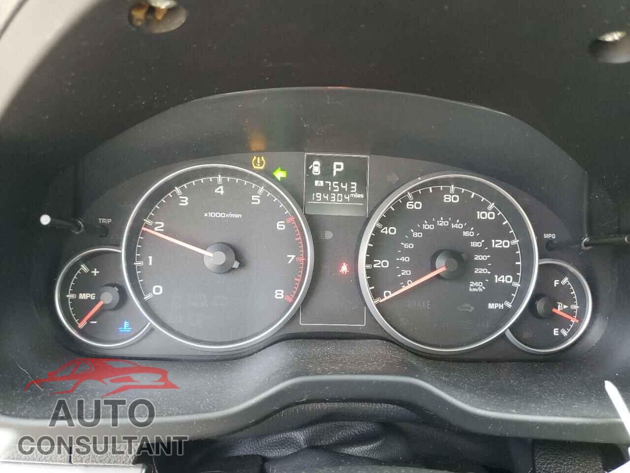 SUBARU OUTBACK 2013 - 4S4BRBCC9D3320532