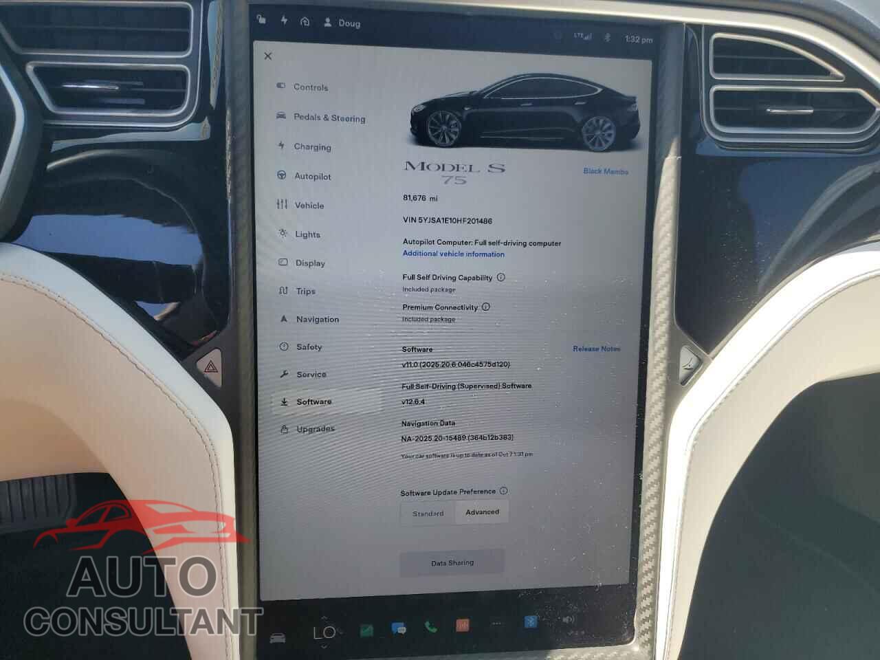 TESLA MODEL S 2017 - 5YJSA1E10HF201486