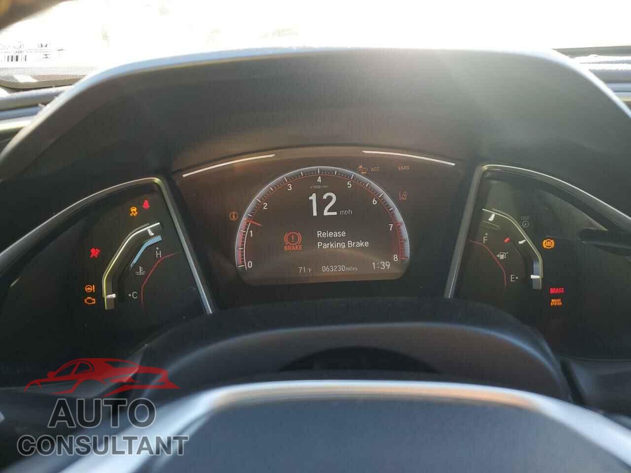 HONDA CIVIC 2019 - 2HGFC2E82KH593419