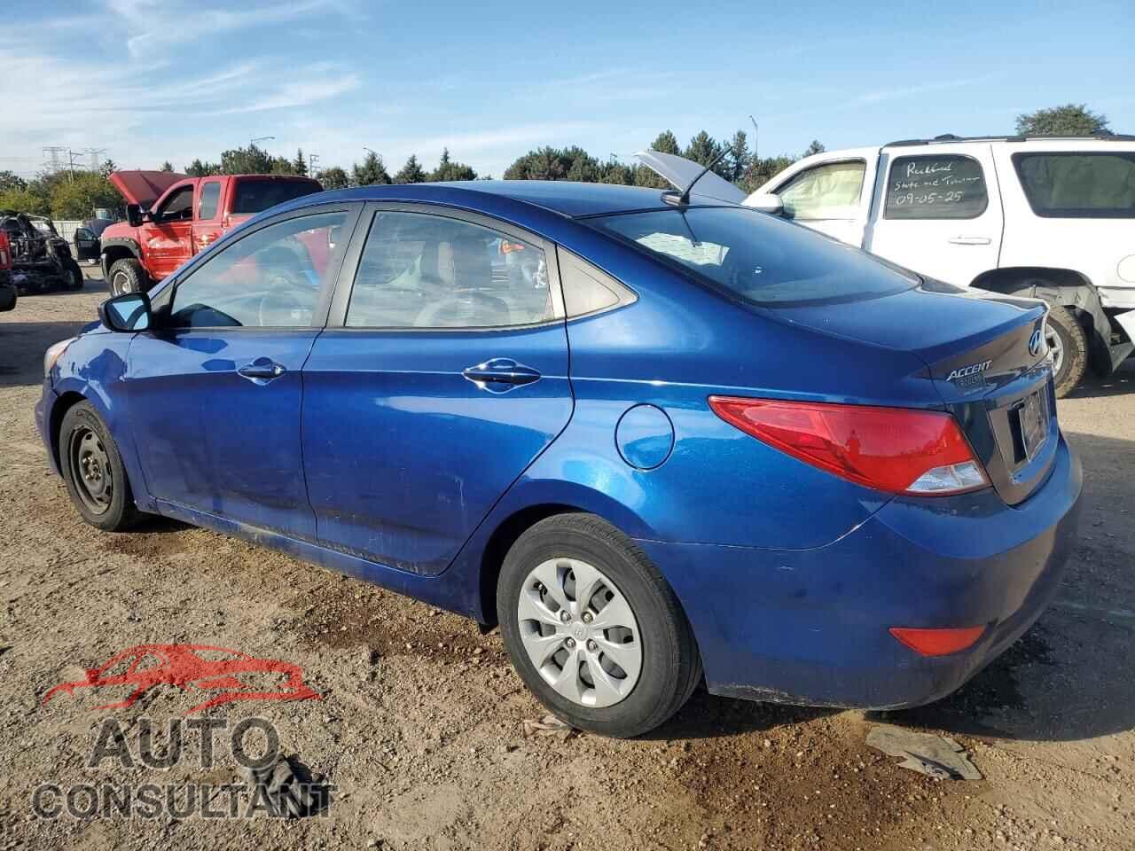 HYUNDAI ACCENT 2016 - KMHCT4AE9GU083271