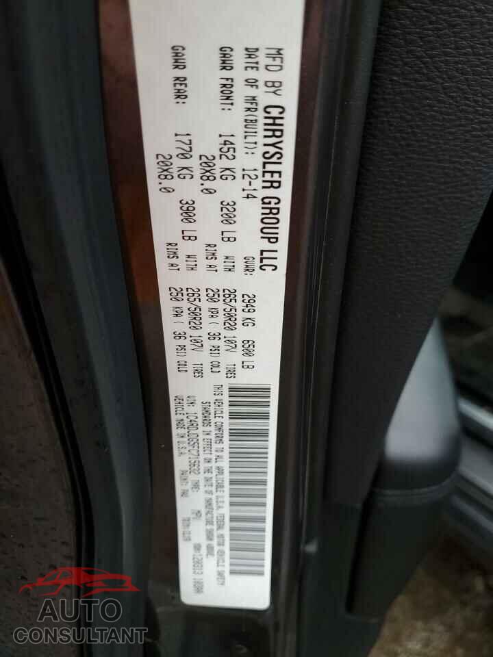 DODGE DURANGO 2015 - 1C4RDJDG5FC715632