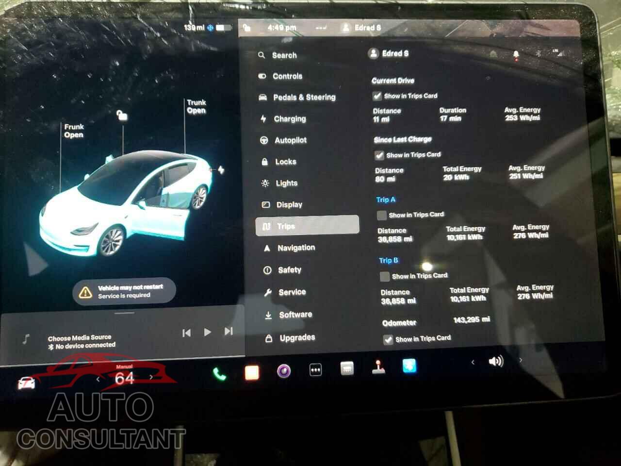 TESLA MODEL 3 2018 - 5YJ3E1EA3JF050982