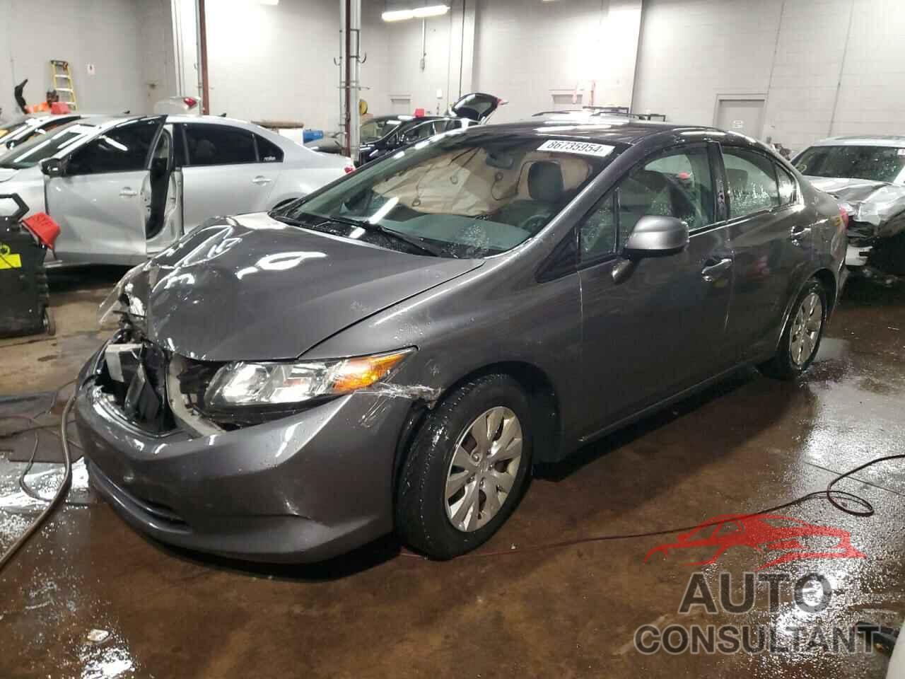 HONDA CIVIC 2012 - 2HGFB2F58CH596639