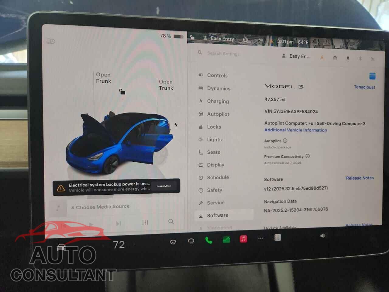 TESLA MODEL 3 2023 - 5YJ3E1EA3PF584024