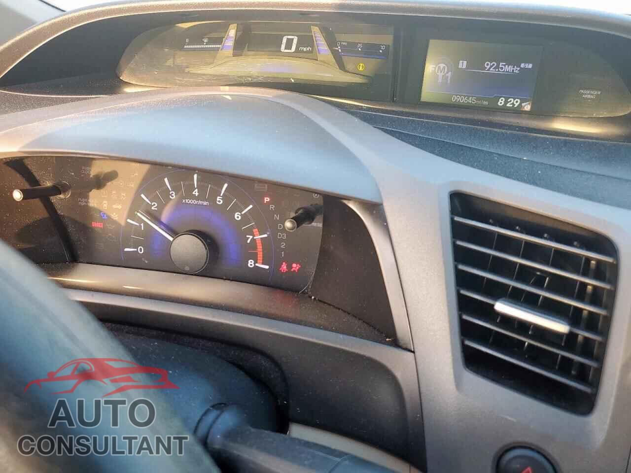 HONDA CIVIC 2012 - 19XFB2F54CE090137