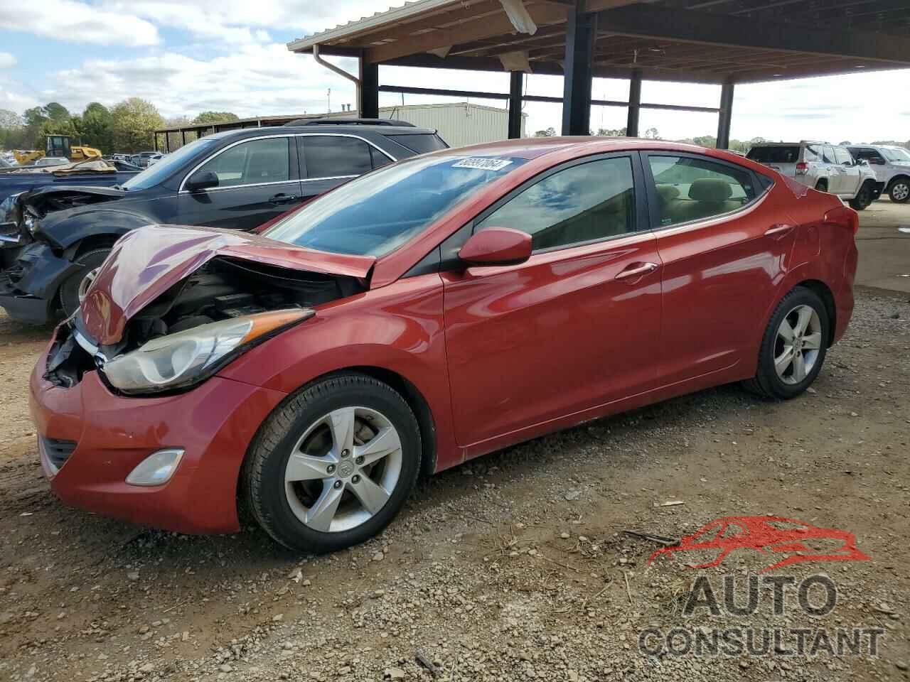 HYUNDAI ELANTRA 2012 - KMHDH4AEXCU235445