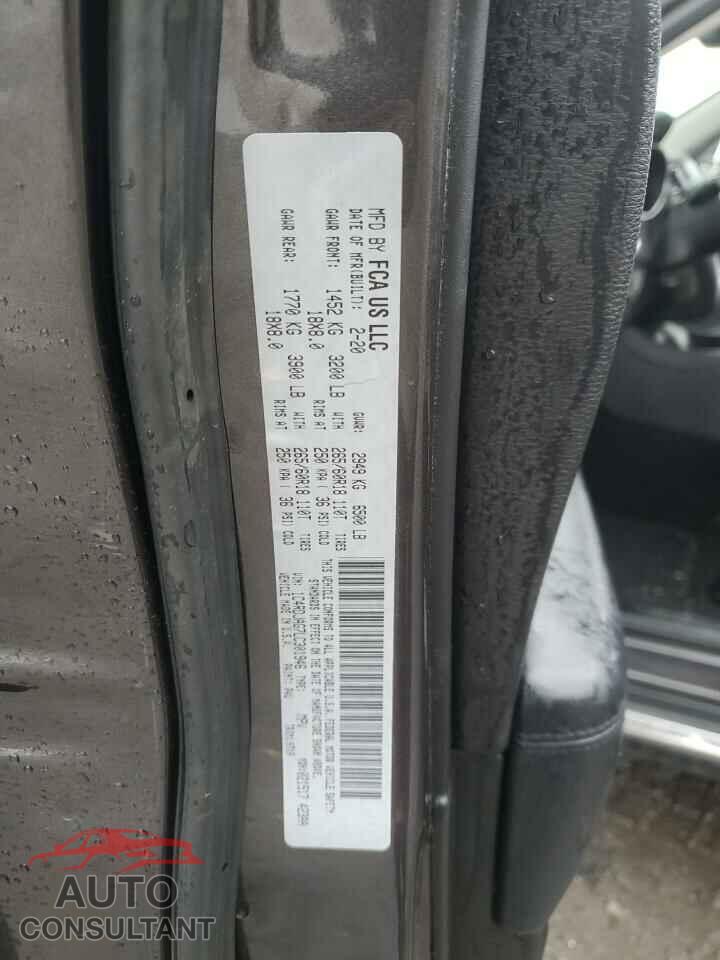 DODGE DURANGO 2020 - 1C4RDJAG7LC301946