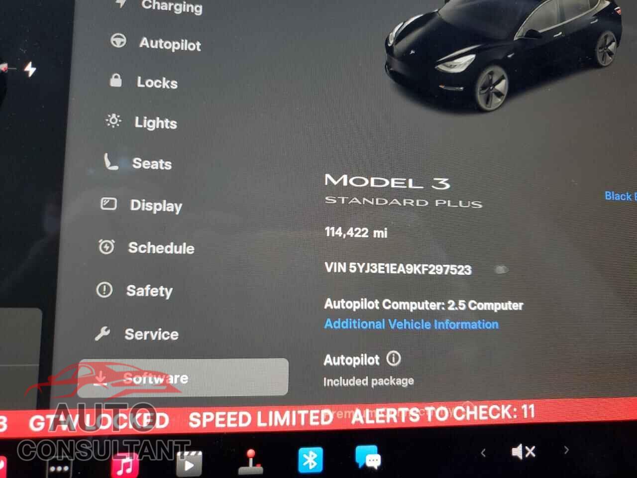 TESLA MODEL 3 2019 - 5YJ3E1EA9KF297523