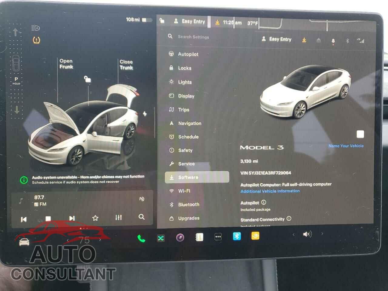 TESLA MODEL 3 2024 - 5YJ3E1EA3RF729064