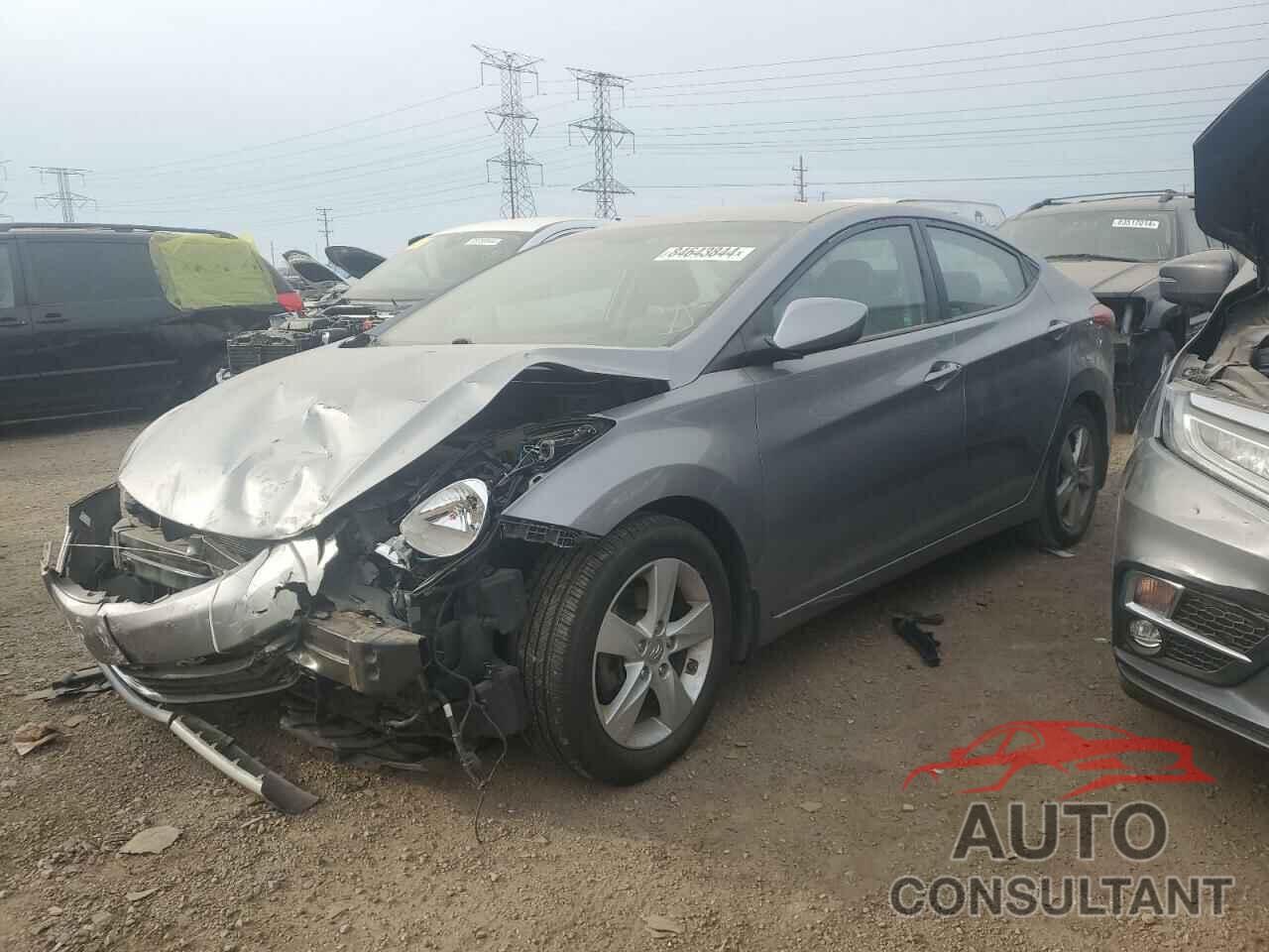 HYUNDAI ELANTRA 2013 - KMHDH4AEXDU900152