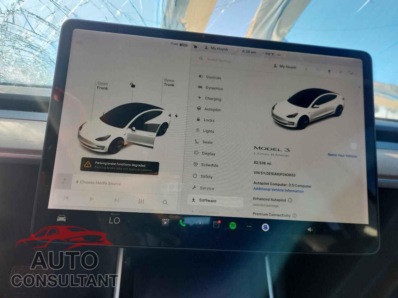TESLA MODEL 3 2018 - 5YJ3E1EA6JF043833