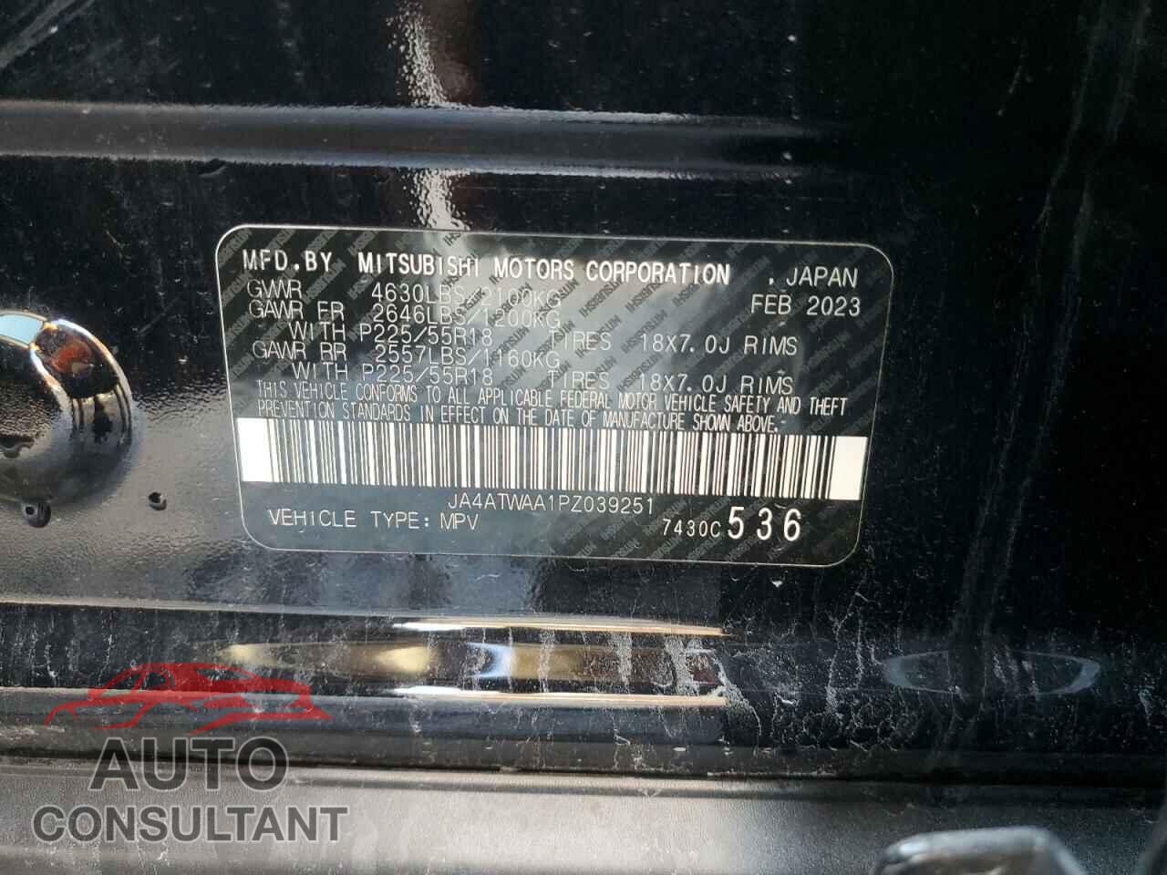 MITSUBISHI ECLIPSE 2023 - JA4ATWAA1PZ039251