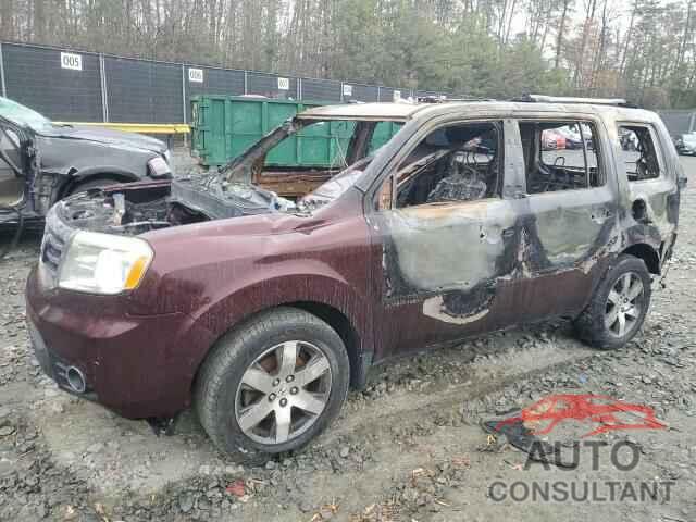 HONDA PILOT 2013 - 5FNYF4H92DB047890