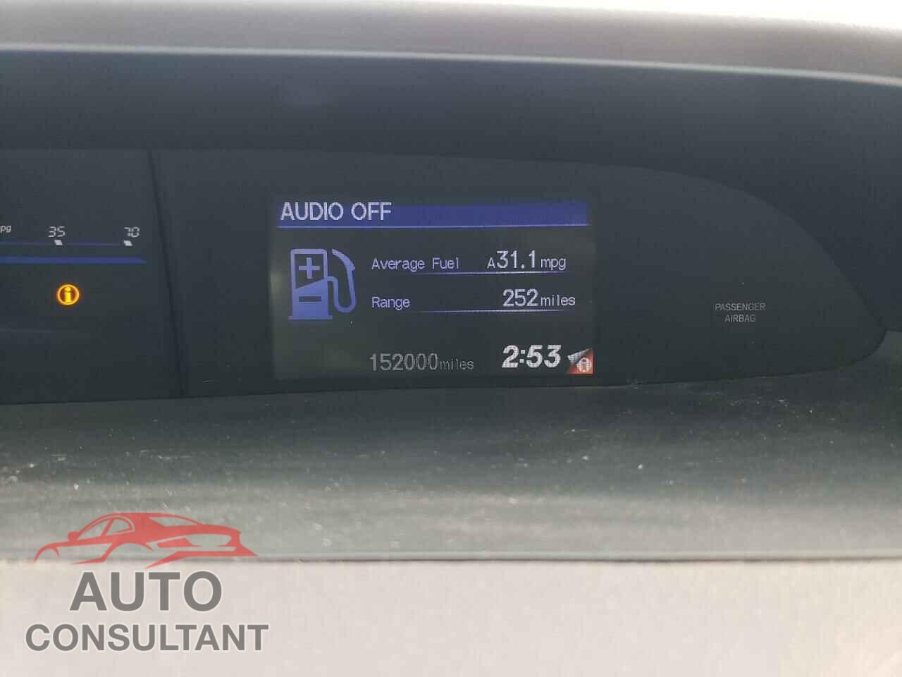 HONDA CIVIC 2012 - 19XFB2F53CE392485