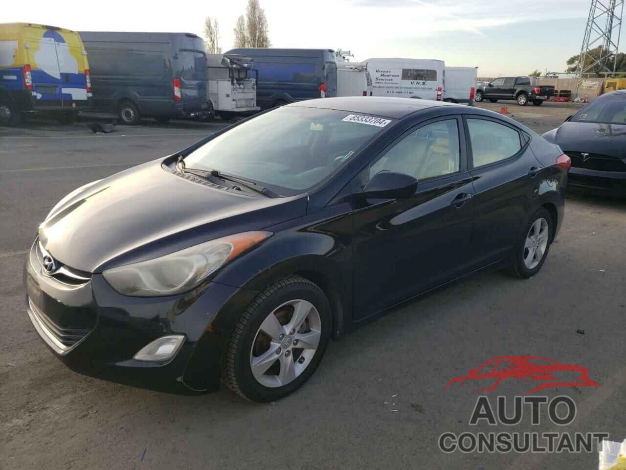 HYUNDAI ELANTRA 2012 - KMHDH4AE5CU373166