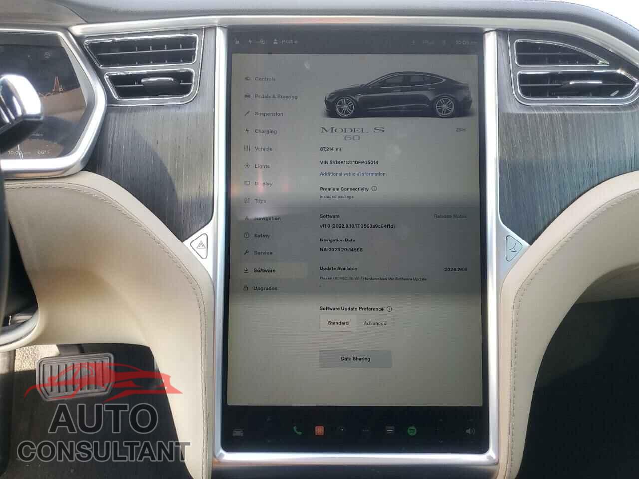TESLA MODEL S 2013 - 5YJSA1CG1DFP05014