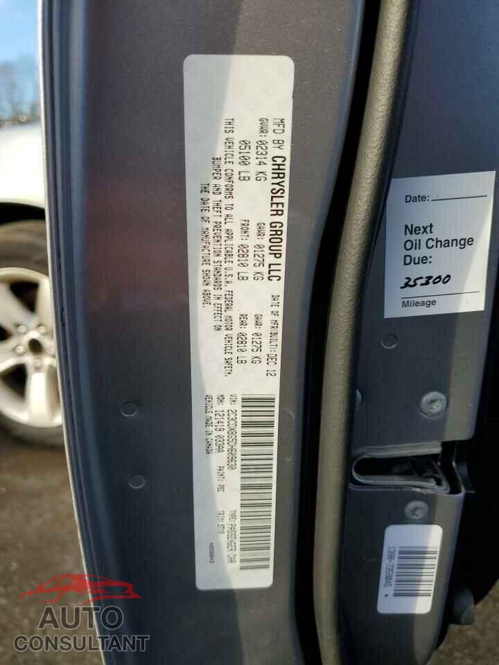 DODGE CHARGER 2013 - 2C3CDXBG5DH609630
