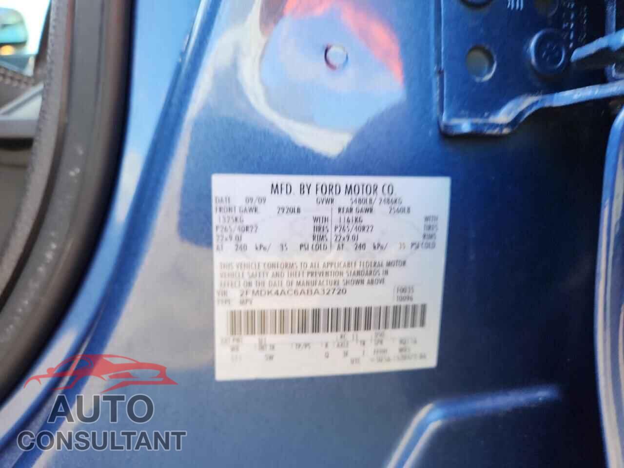 FORD EDGE 2010 - 2FMDK4AC6ABA32720