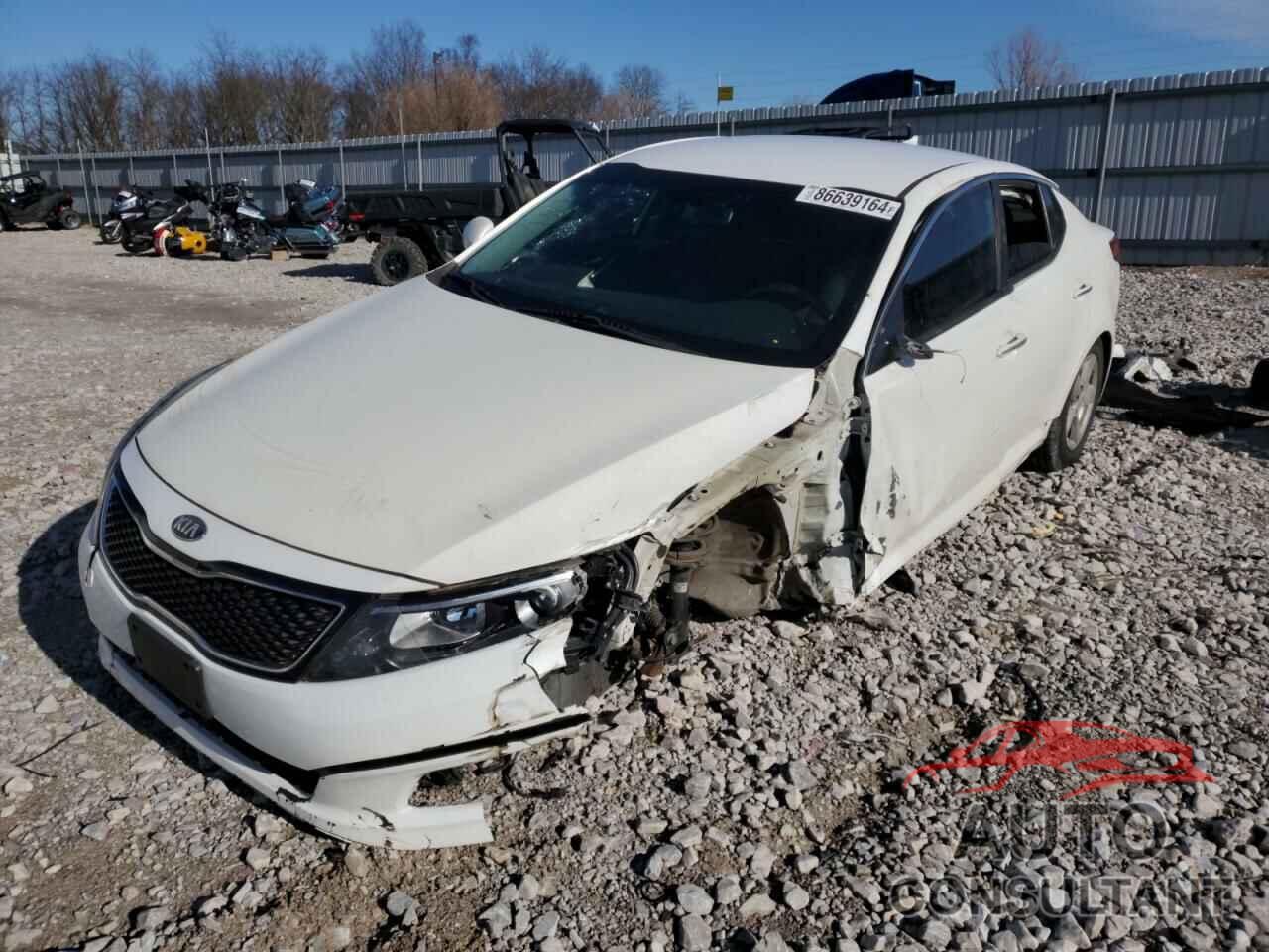 KIA OPTIMA 2015 - KNAGM4A77F5556238