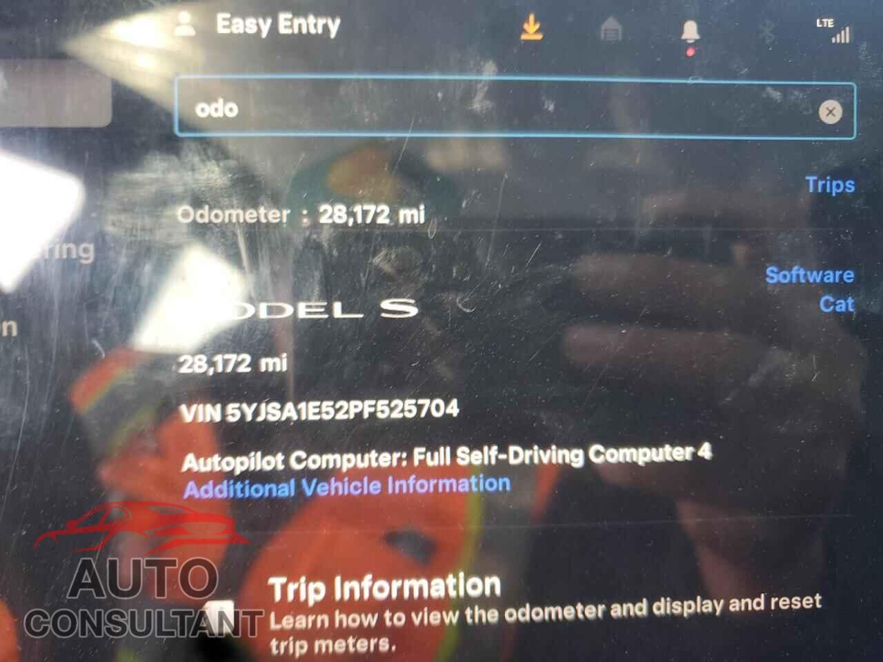 TESLA MODEL S 2023 - 5YJSA1E52PF525704