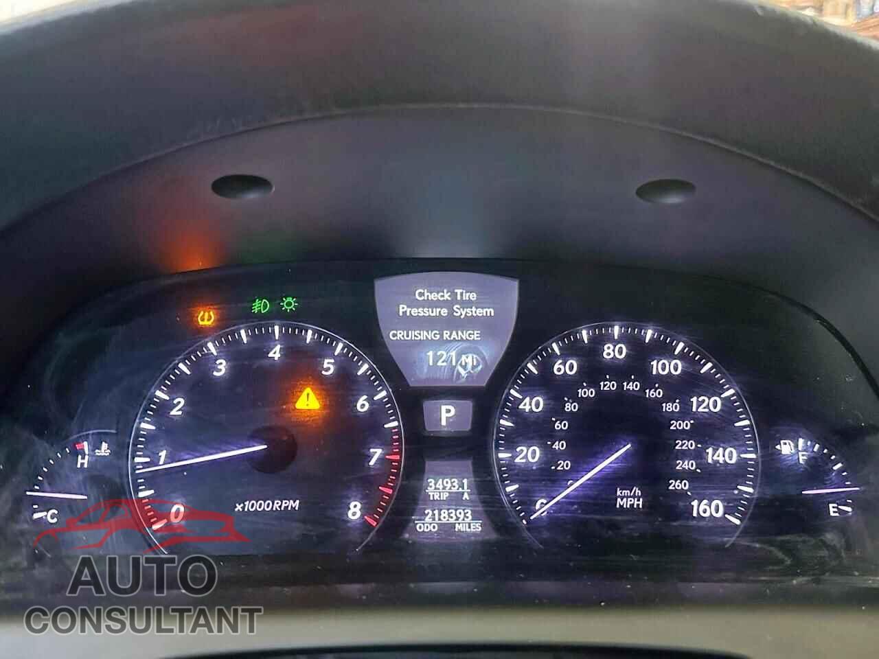 LEXUS LS460 2009 - JTHBL46F495085507