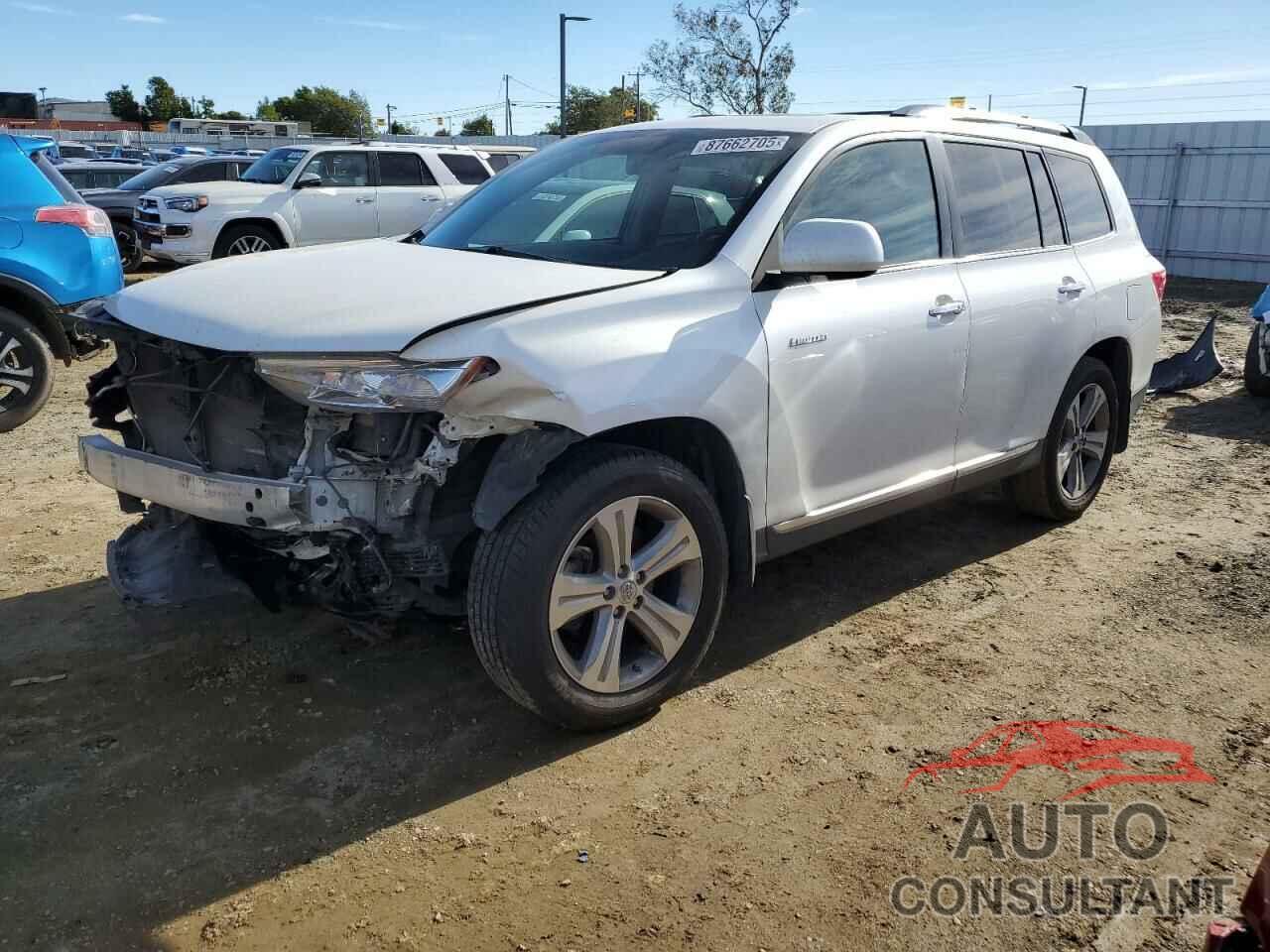 TOYOTA HIGHLANDER 2013 - 5TDYK3EH3DS109231