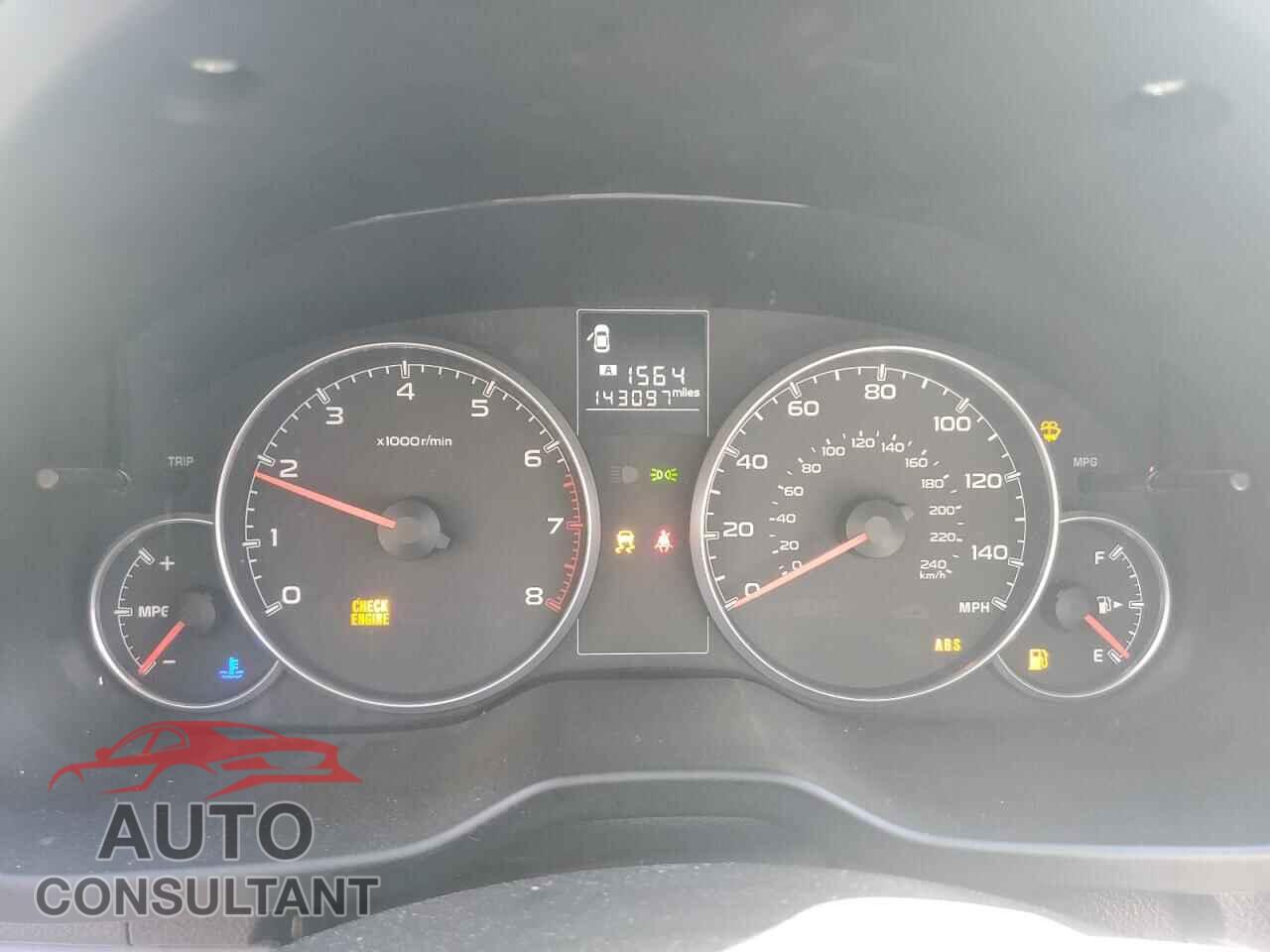 SUBARU OUTBACK 2014 - 4S4BRBCC7E1201150