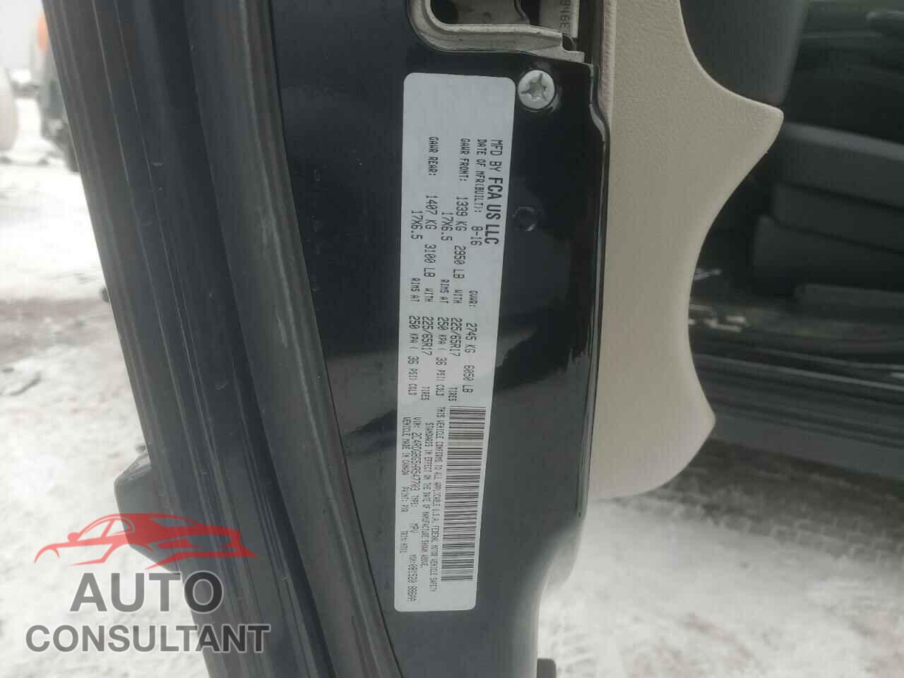 DODGE CARAVAN 2017 - 2C4RDGBG5HR547703