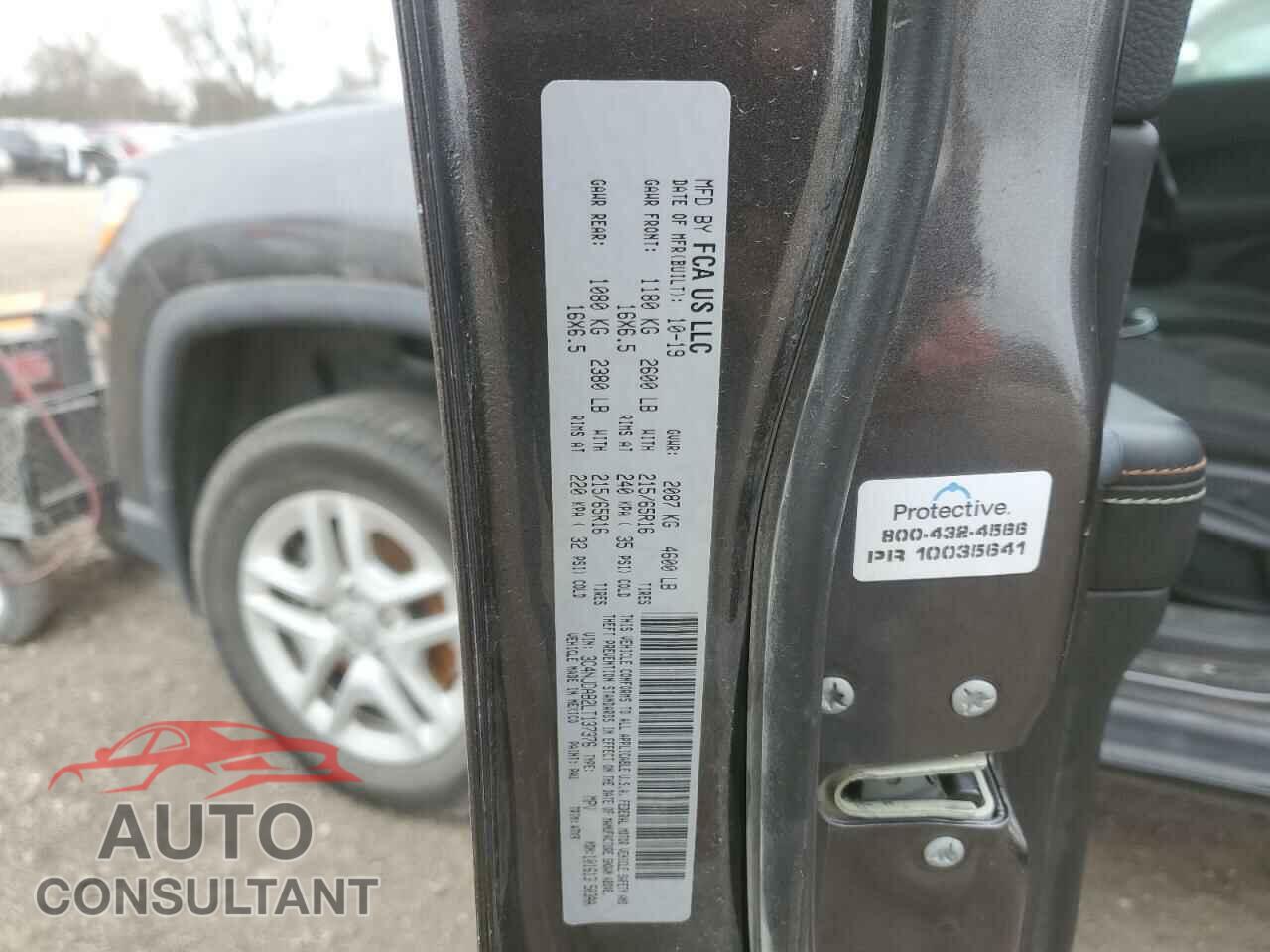 JEEP COMPASS 2020 - 3C4NJDAB2LT137376