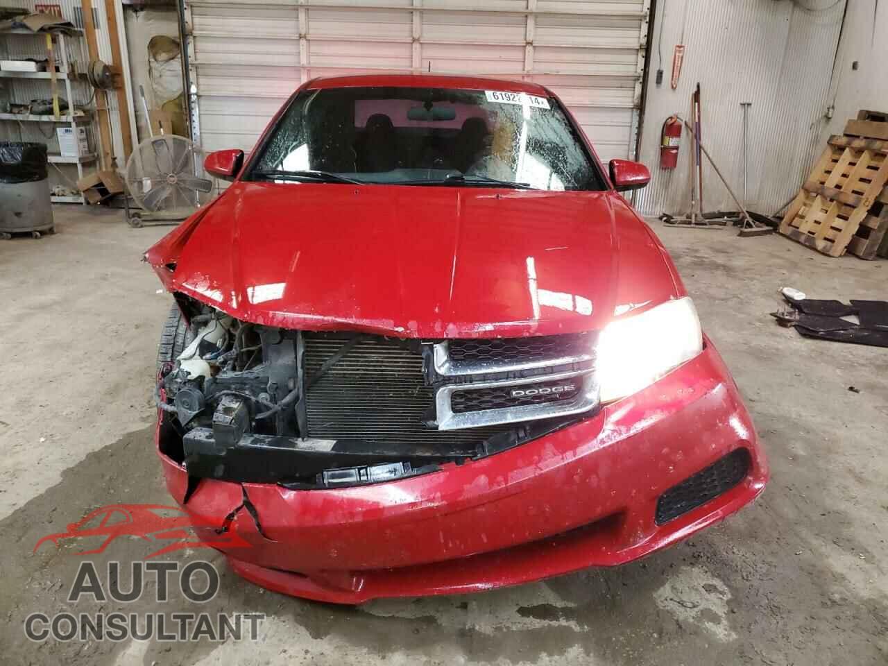 DODGE AVENGER 2011 - 1B3BD1FB1BN537088