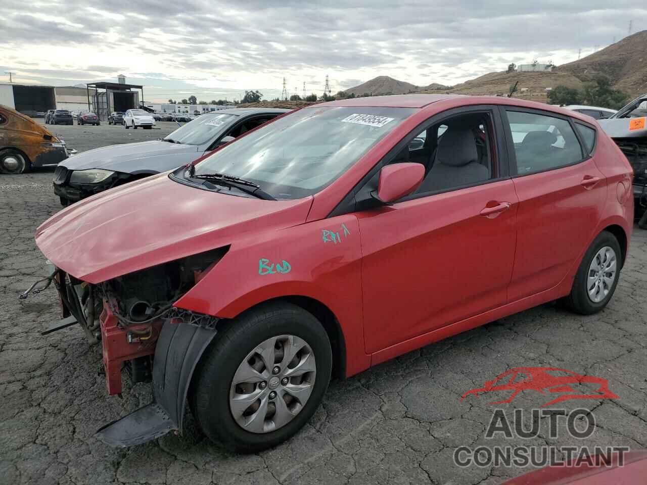 HYUNDAI ACCENT 2017 - KMHCT5AE7HU312697