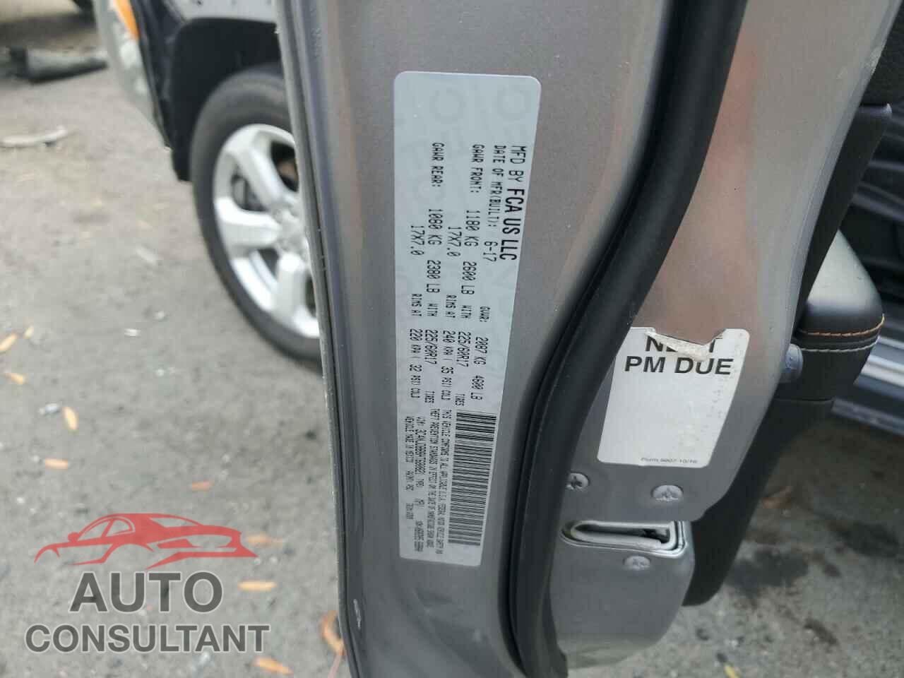 JEEP COMPASS 2017 - 3C4NJDBB8HT680821