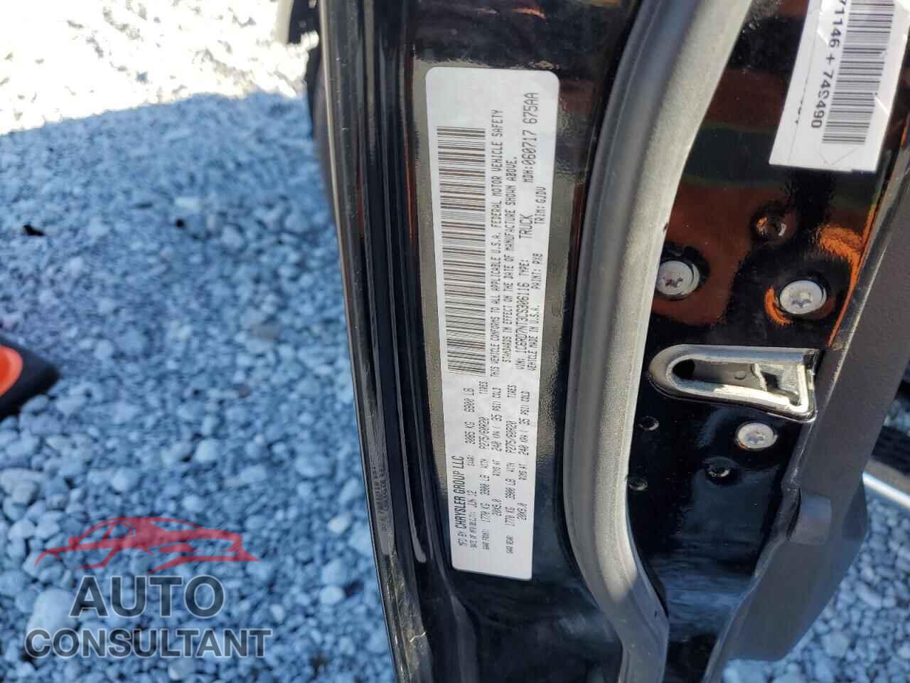 DODGE RAM 1500 2012 - 1C6RD7NT3CS306116