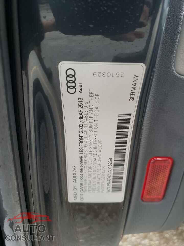 AUDI A4 2018 - WAUENAF47JA016258