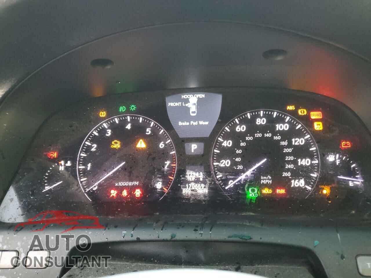 LEXUS LS460 2012 - JTHCL5EF1C5012534